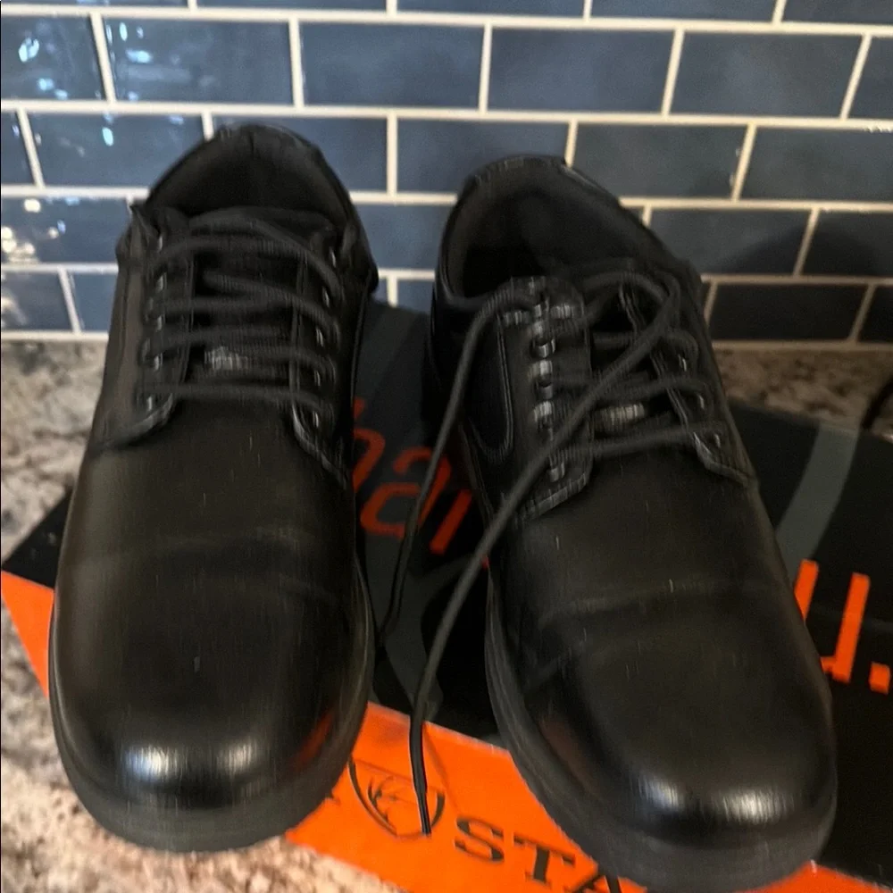 Deer Stags Men's Black Oxford Shoes